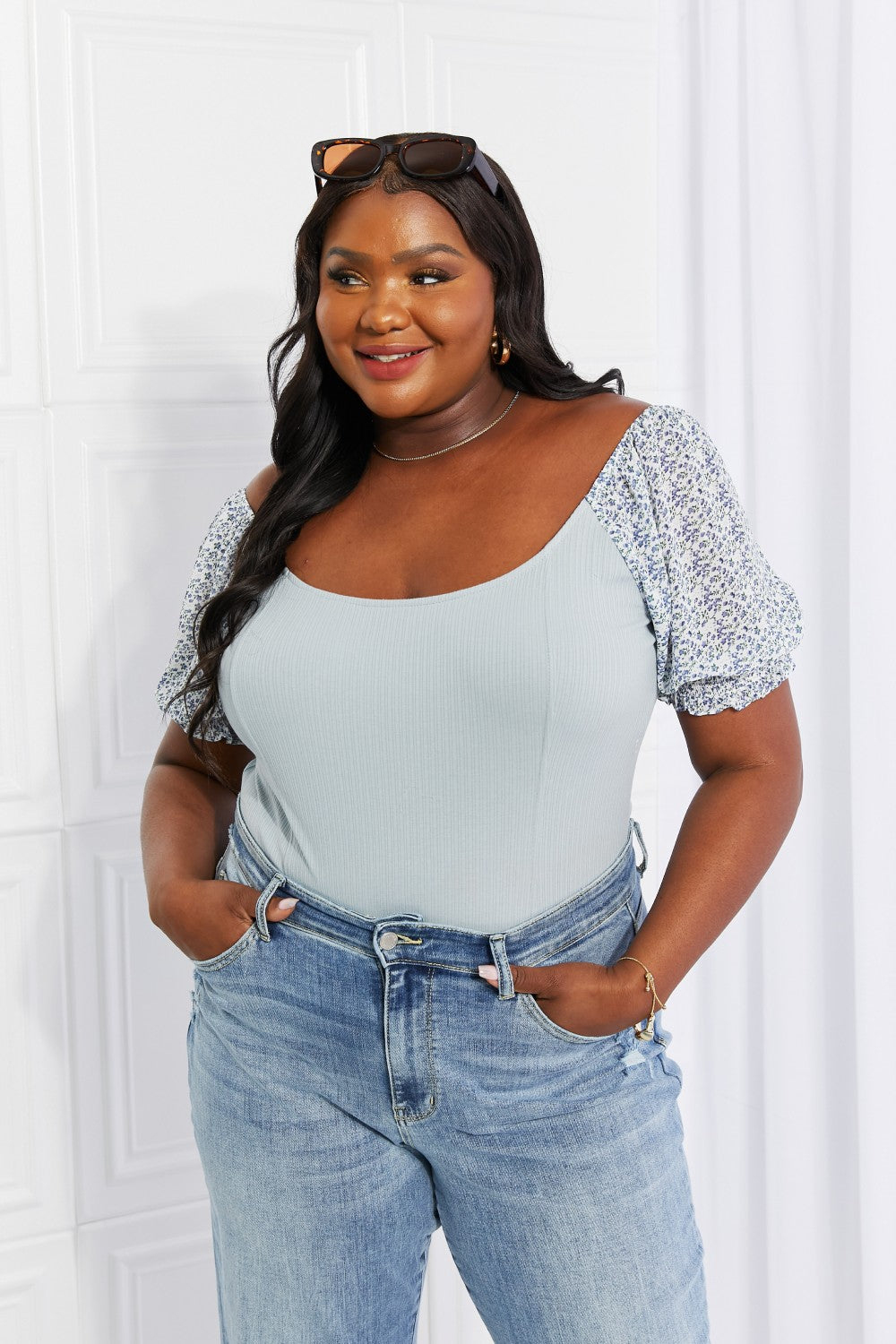 Bloom and Flatter Floral Bodysuit