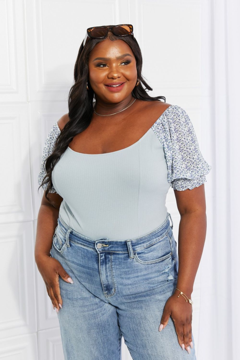 Bloom and Flatter Floral Bodysuit
