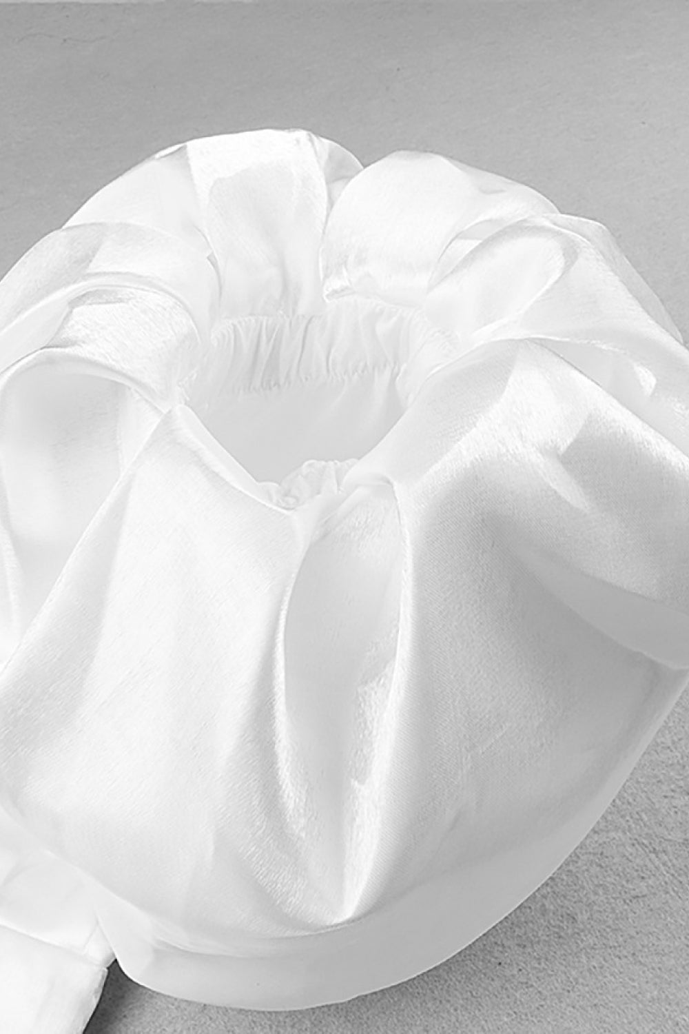 Ruched Bust Puff Sleeve Dress - WESTHUNDRED