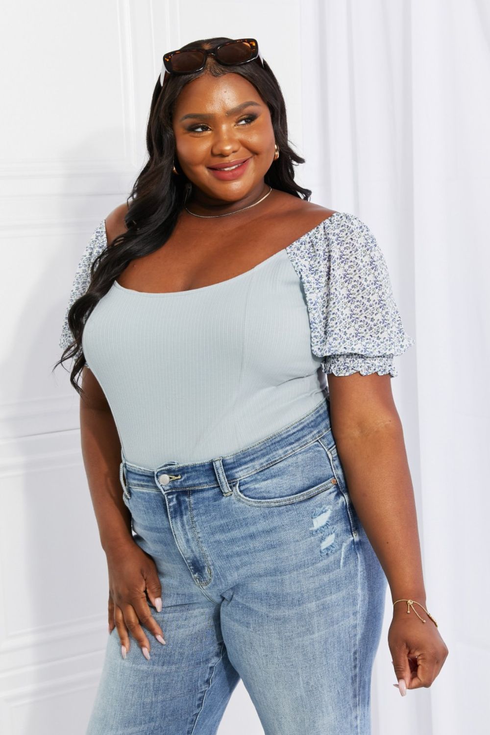 Bloom and Flatter Floral Bodysuit