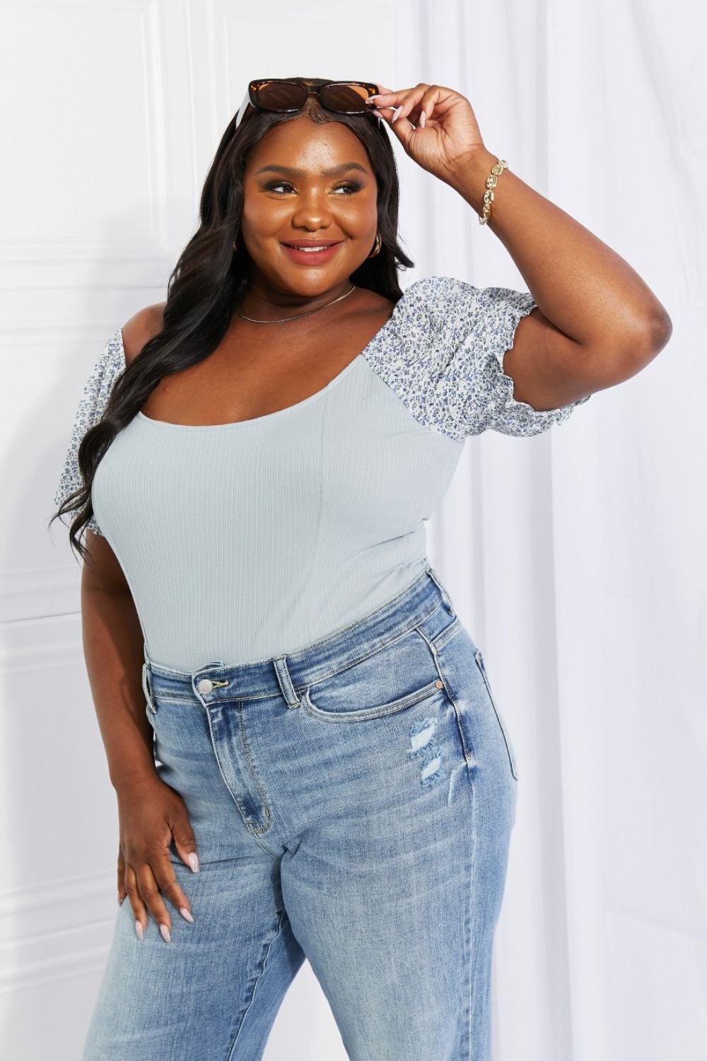 Bloom and Flatter Floral Bodysuit