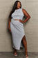 Chic Contours: Form-Fitting Two-Piece Set
