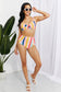 Vintage Striped Twist High-Waisted Bikini