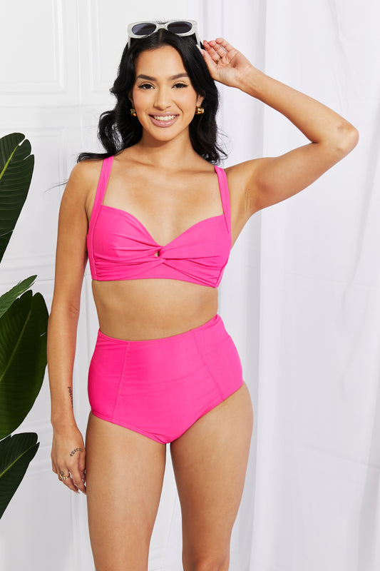 Pretty in Pink High-Rise Bikini Set