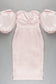 Ruched Bust Puff Sleeve Dress - WESTHUNDRED