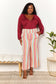 Sophisticated Romance: V-neck Bodysuit with Dramatic Poet Sleeves
