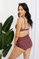 Wild and Chic: Ochre Leopard Twist High-Rise Bikini