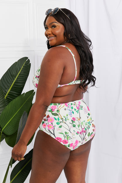 Fun Floral Twist High-Rise Bikini