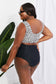 Beach Babe: Crop Swim Top and Ruched Bottoms Set for Women
