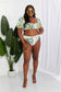 Tropical Puff Sleeve Detailed Bikini