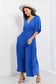 Electric Blue Backless Maxi Dress