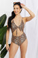 Roar into Summer with our Leopard Cutout One-Piece Swimsuit