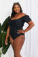 Chic and Stylish: Puff Sleeve One-Piece with Tie Belt