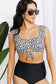 Beach Babe: Crop Swim Top and Ruched Bottoms Set for Women