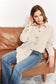 Chic Comfort: Oversized Tunic with Bust Pocket