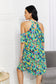 Vacation Style Tropical Printed Dress
