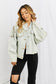 Relaxed Fit Beaded Denim Jacket