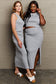 Chic Contours: Form-Fitting Two-Piece Set