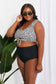 Beach Babe: Crop Swim Top and Ruched Bottoms Set for Women