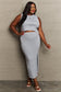 Chic Contours: Form-Fitting Two-Piece Set