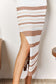 Summer Stripes: Trendy Crop Tank and Split Skirt Set