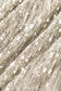 Mesh Panel Tassel Sequins Bodycon Dress - WESTHUNDRED