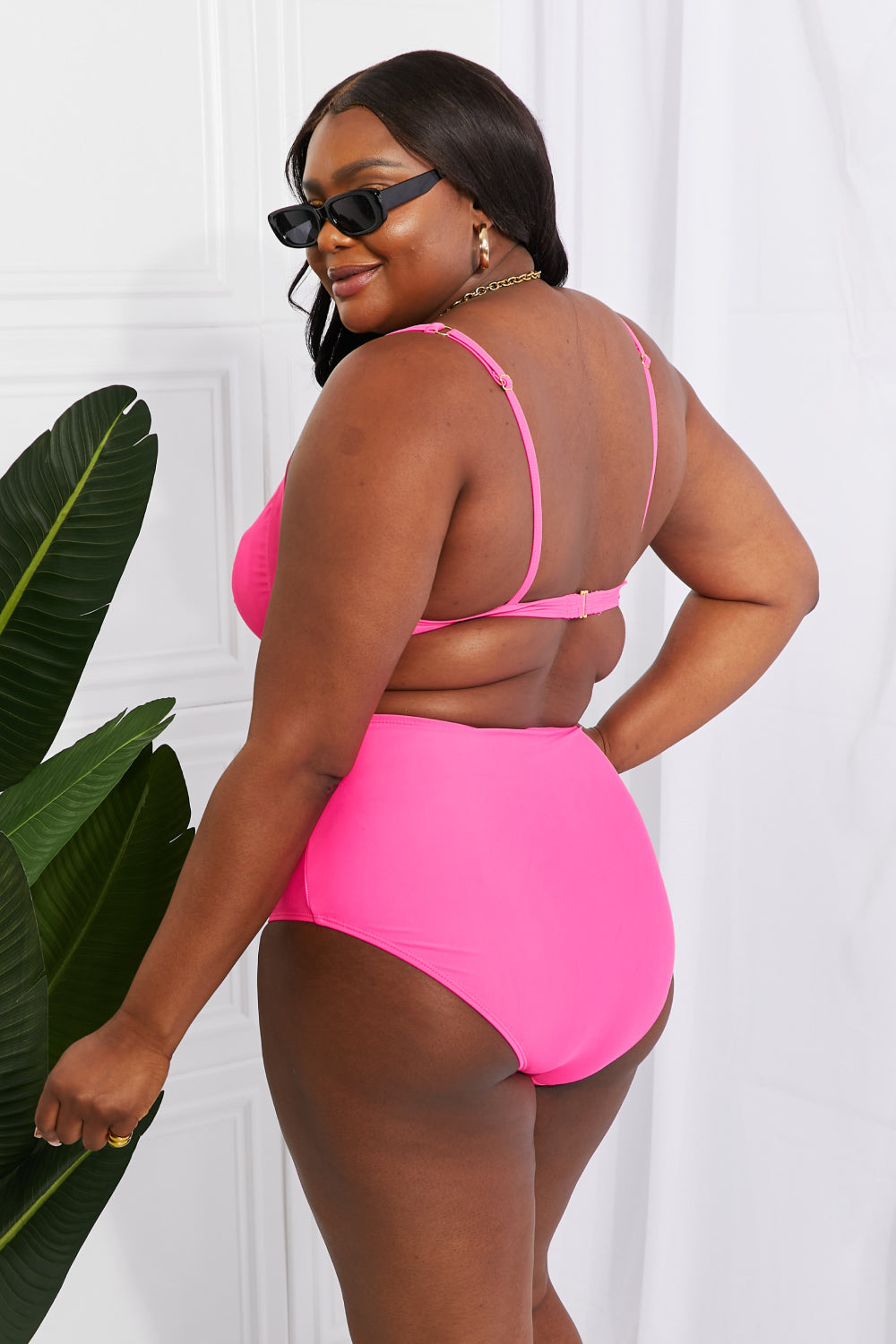 Pretty in Pink High-Rise Bikini Set