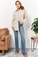 Chic Comfort: Oversized Tunic with Bust Pocket