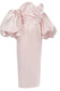 Ruched Bust Puff Sleeve Dress - WESTHUNDRED