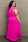 Stylish and Comfortable Plus-Size Maxi Dress with Adjustable Belt