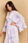 Joyful Floral Bell Sleeve Midi Dress