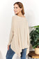 Luxurious Ribbed Top with Modern Flair