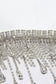 Rhinestone Tassel Hem Bodycon Dress