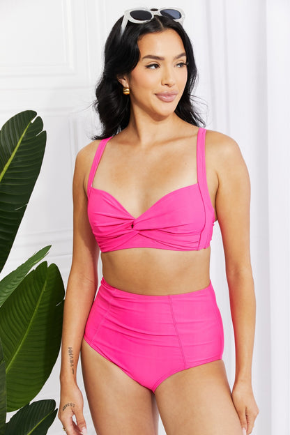 Pretty in Pink High-Rise Bikini Set